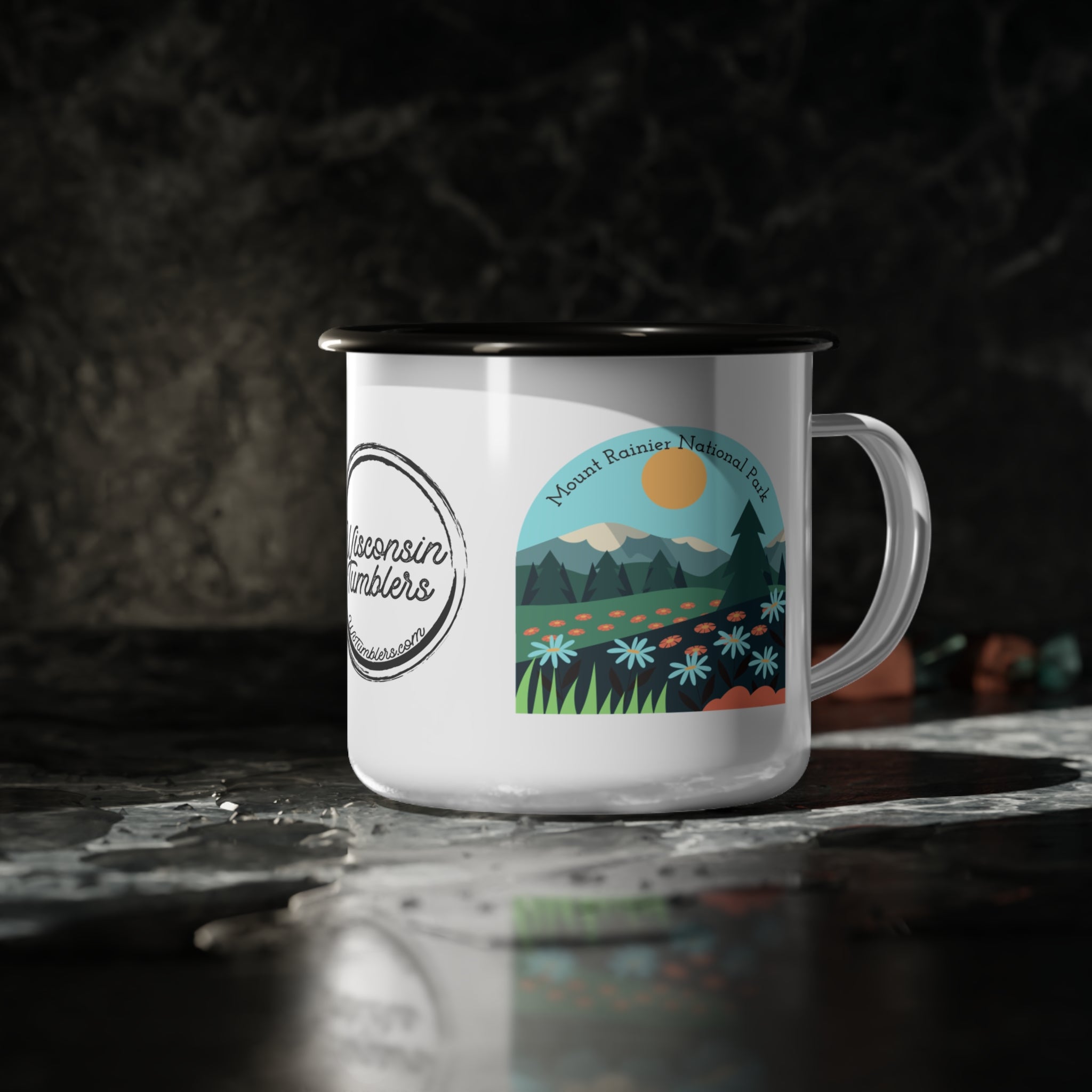 Mount Rainier National Park - Enamel Camp Cup