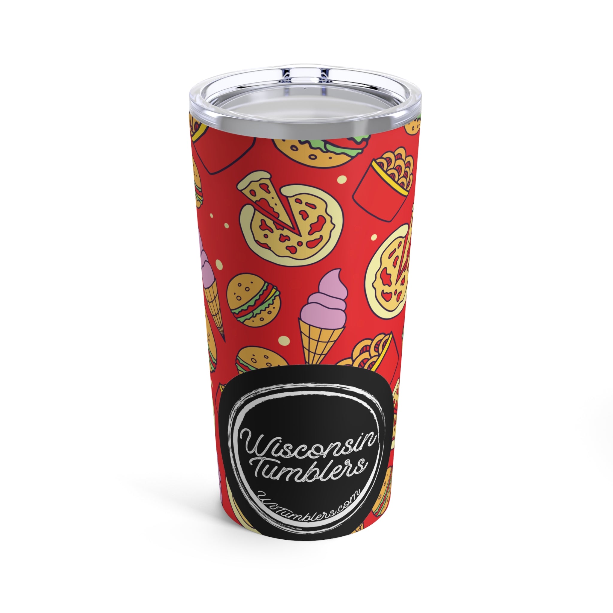 Snack Attack Frenzy (Red) - Fast Food Collection - 20oz Tumbler