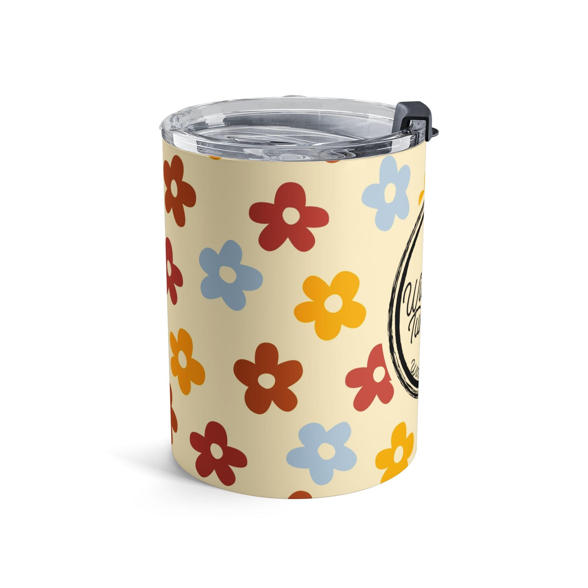 Retro Blooms - Good Vibes Collection - 10oz Tumbler