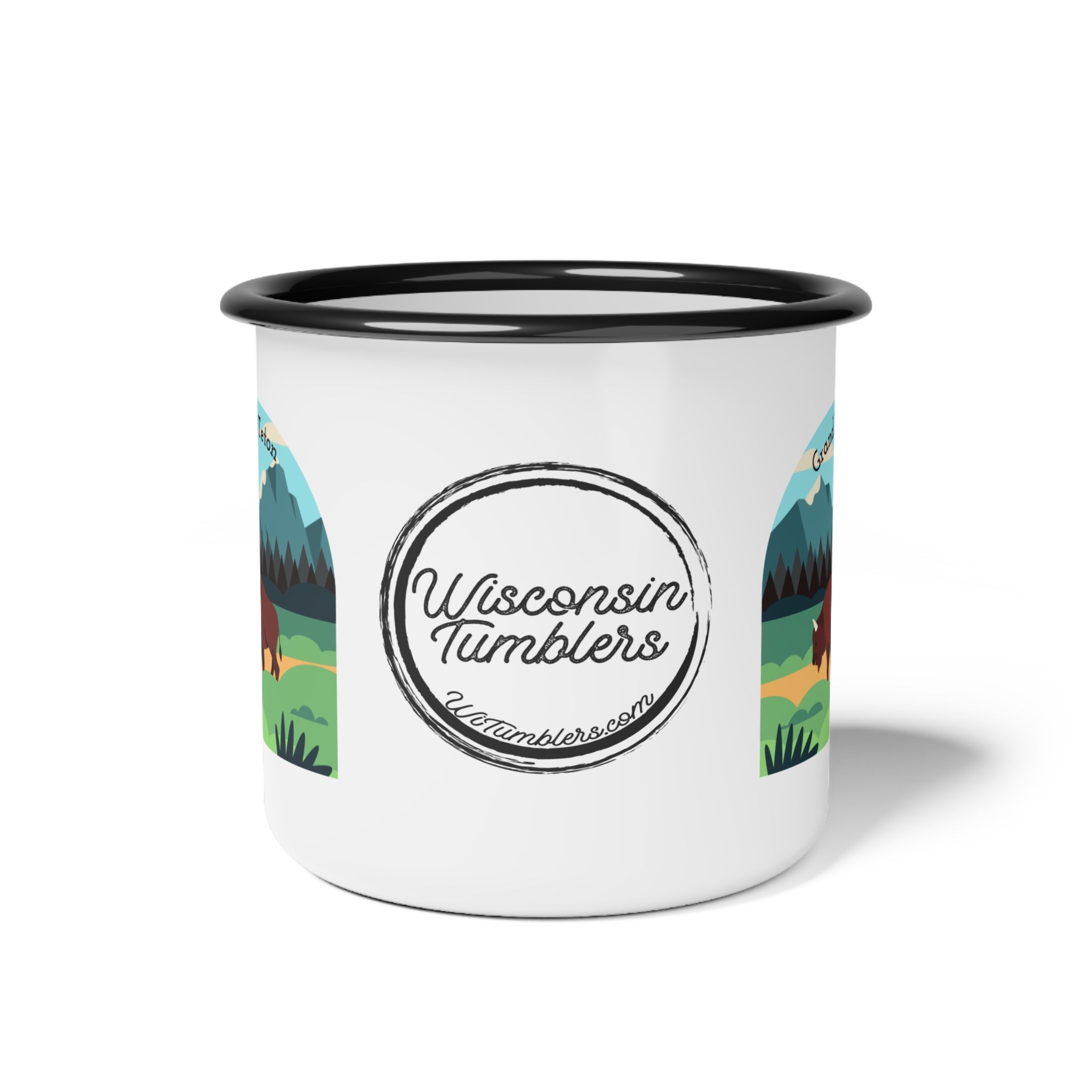 Grand Teton National Park - Enamel Camp Cup
