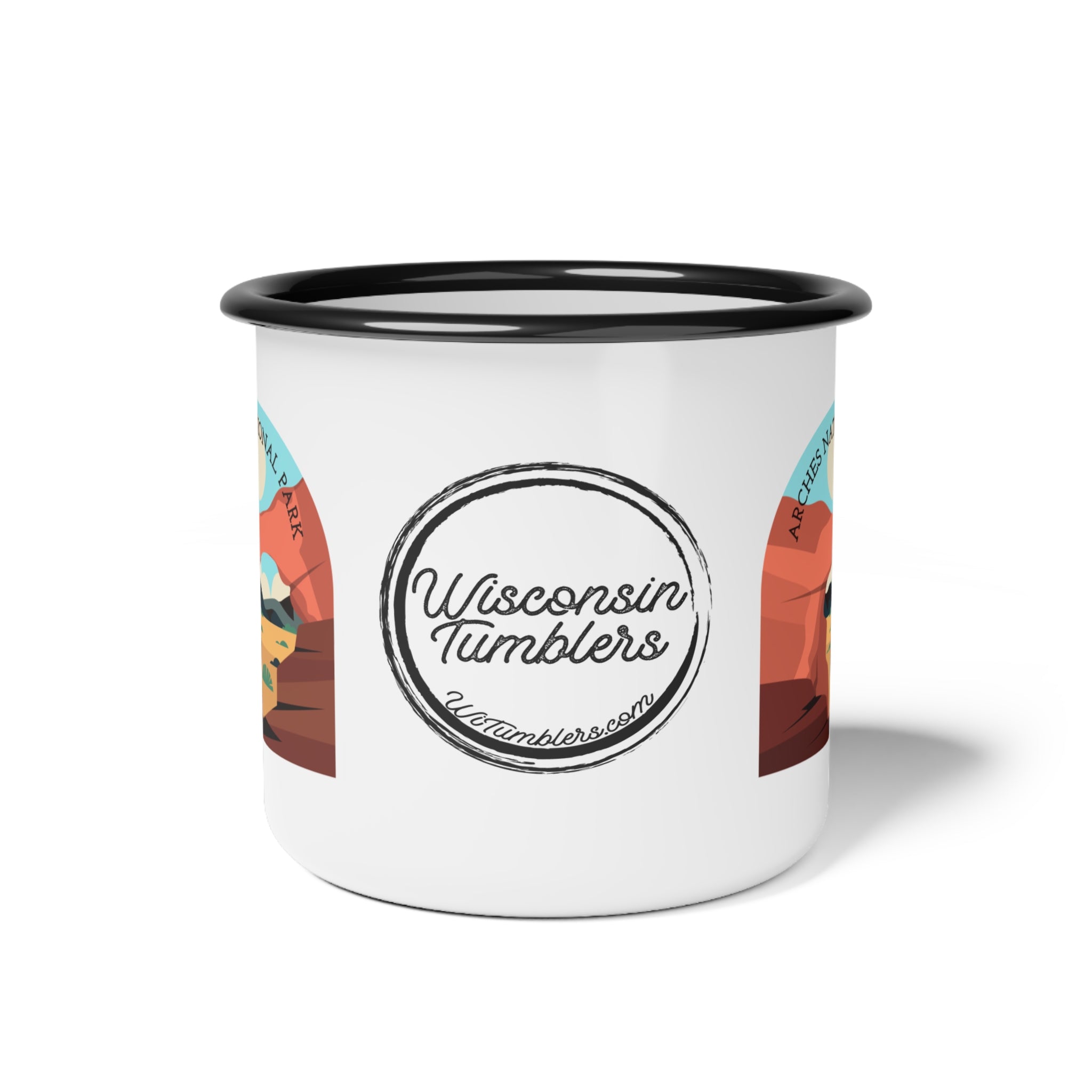 Arches National Park - Enamel Camp Cup