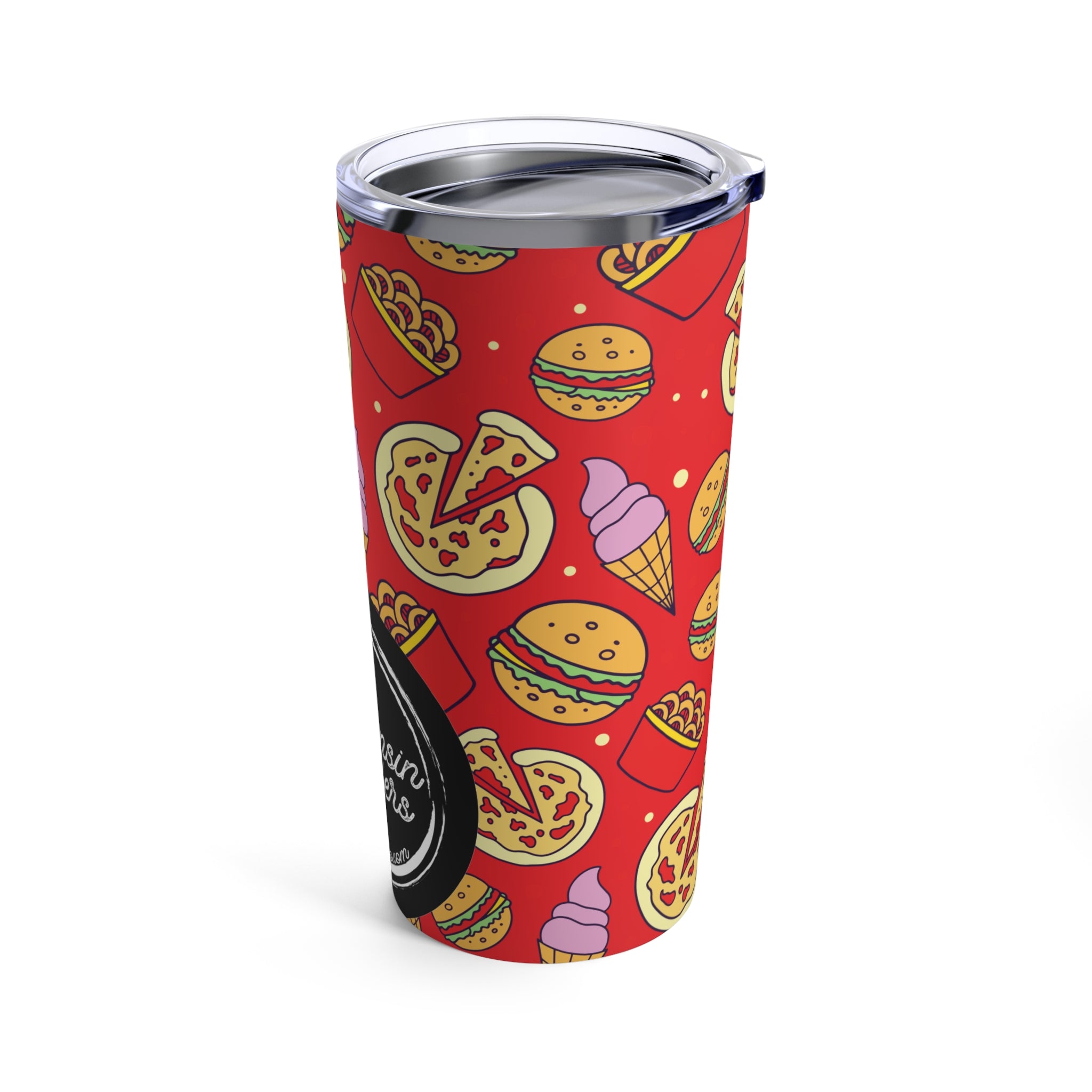 Snack Attack Frenzy (Red) - Fast Food Collection - 20oz Tumbler