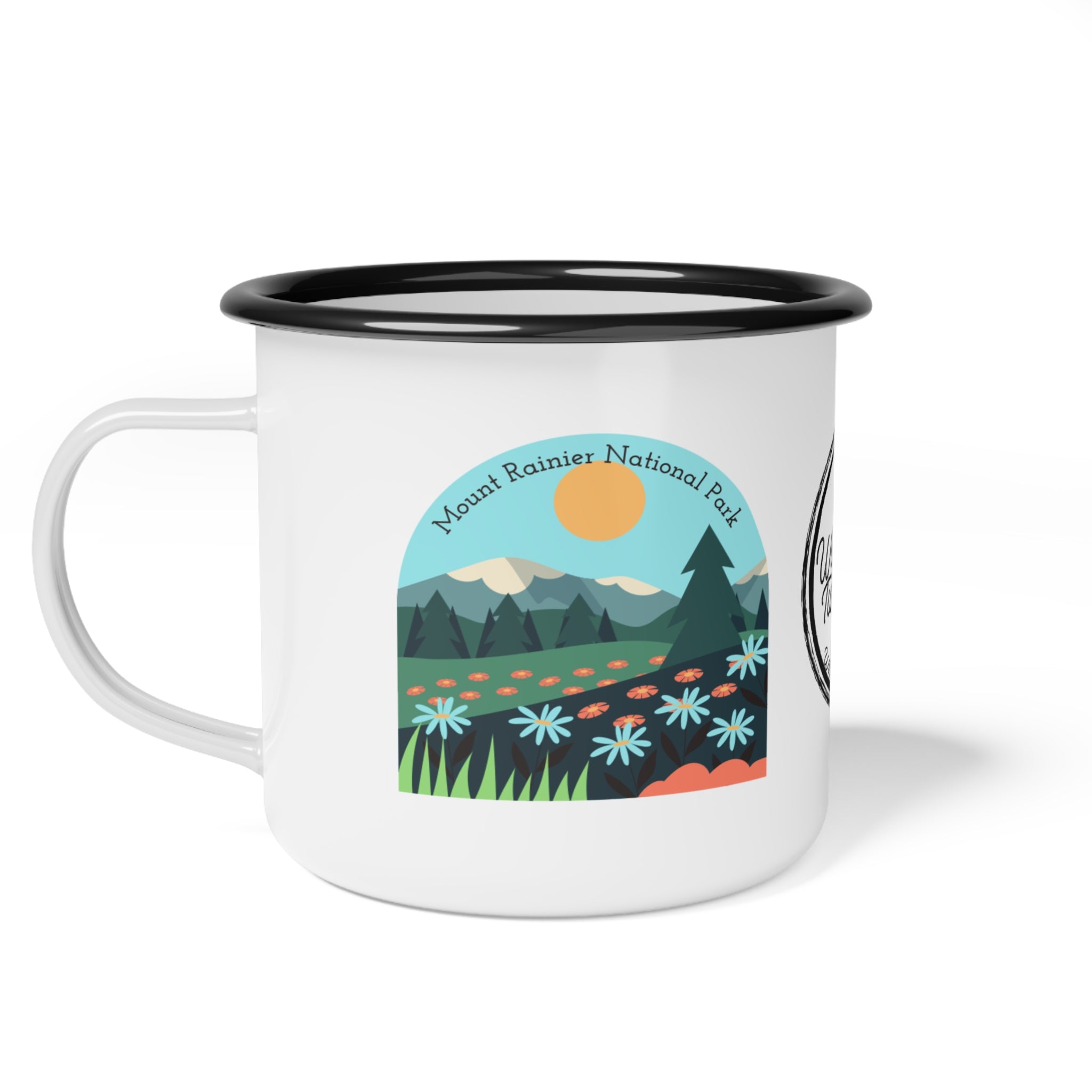 Mount Rainier National Park - Enamel Camp Cup