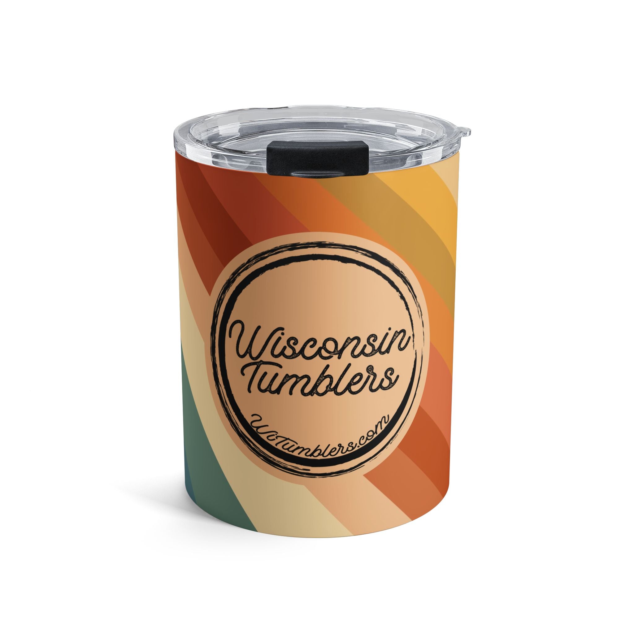 Sunset Stripes - Good Vibes Collection - 10oz Tumbler