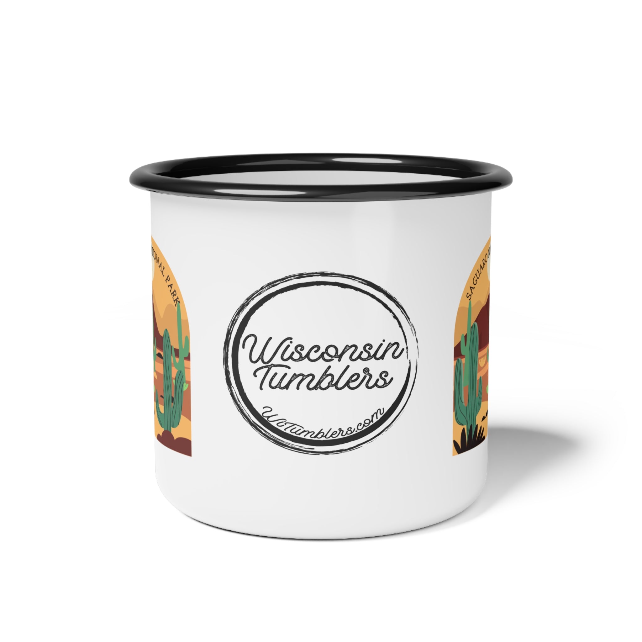 Saguaro National Park - Enamel Camp Cup