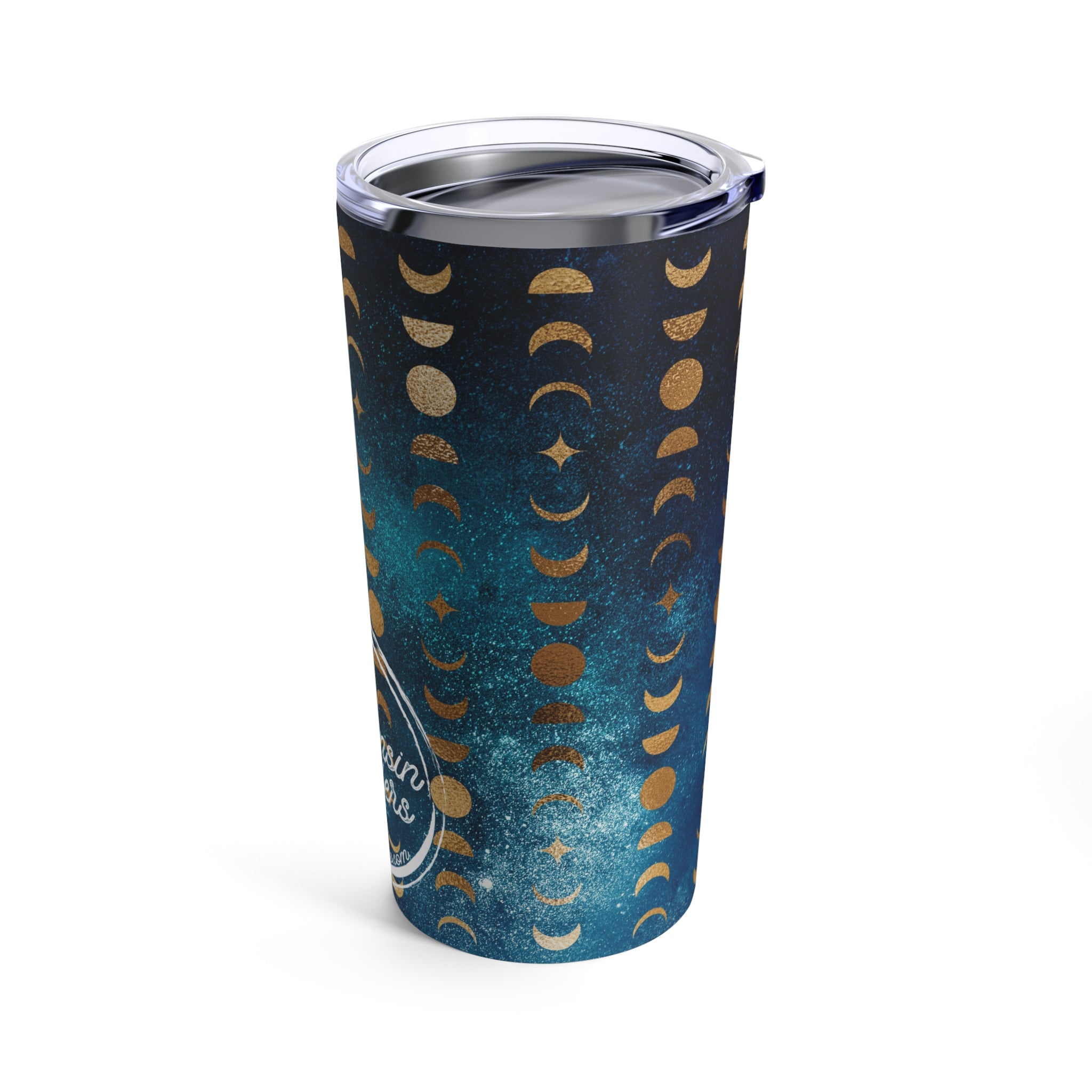 Lunar Phases of the Deep - Ocean Galaxy Collection - 20oz Tumbler