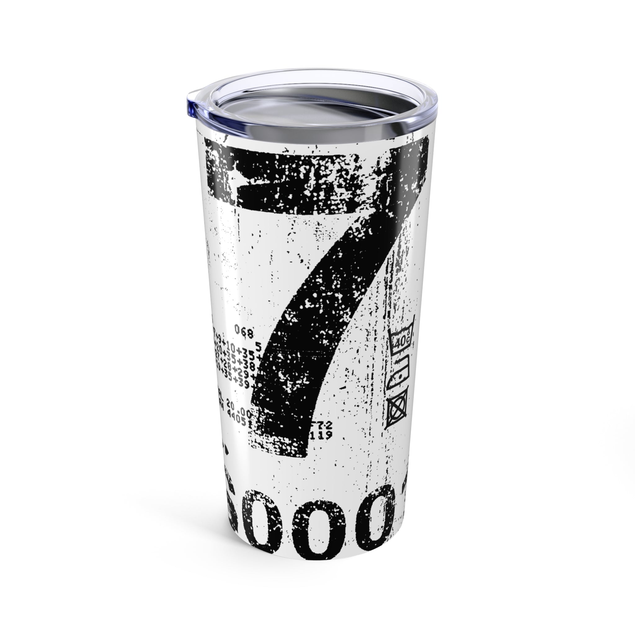 Lucky Number 7 - Grunge Collection - 20oz Tumbler