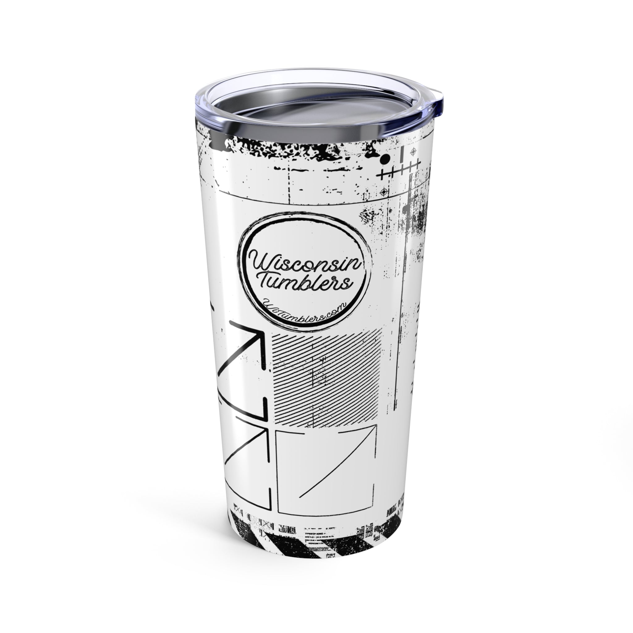 Lucky Number 7 - Grunge Collection - 20oz Tumbler