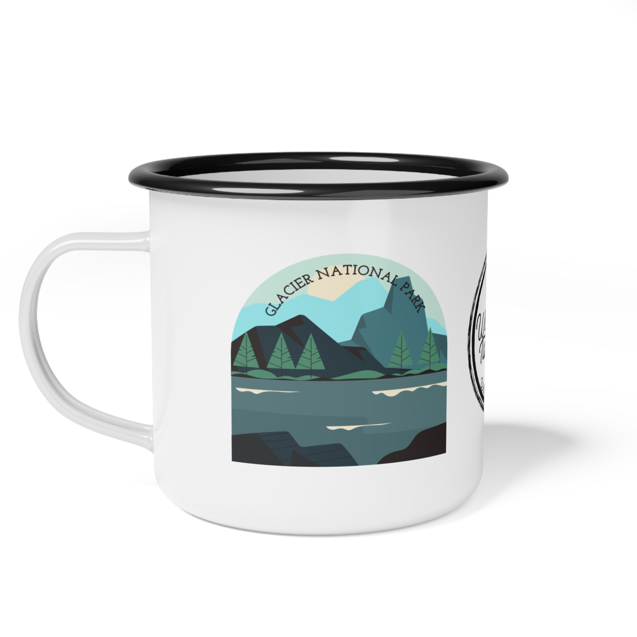 Glacier National Park - Enamel Camp Cup