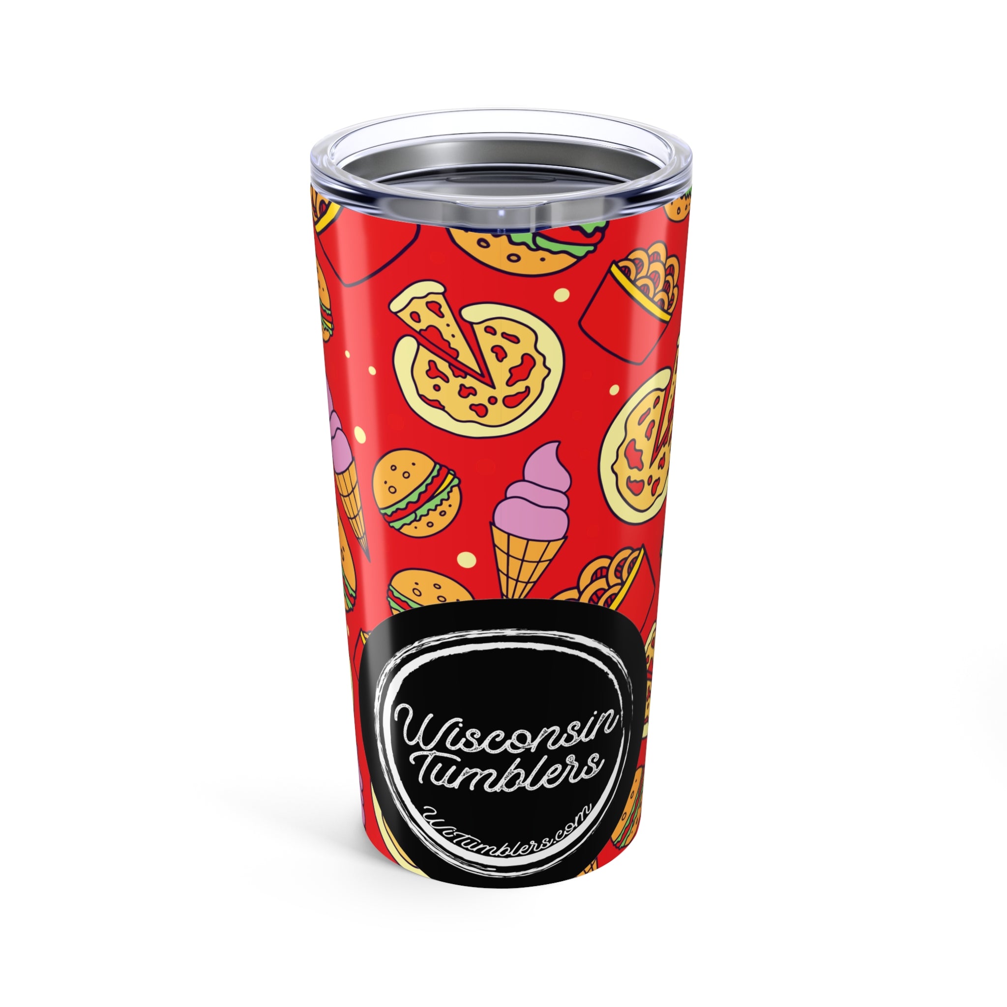 Snack Attack Frenzy (Red) - Fast Food Collection - 20oz Tumbler
