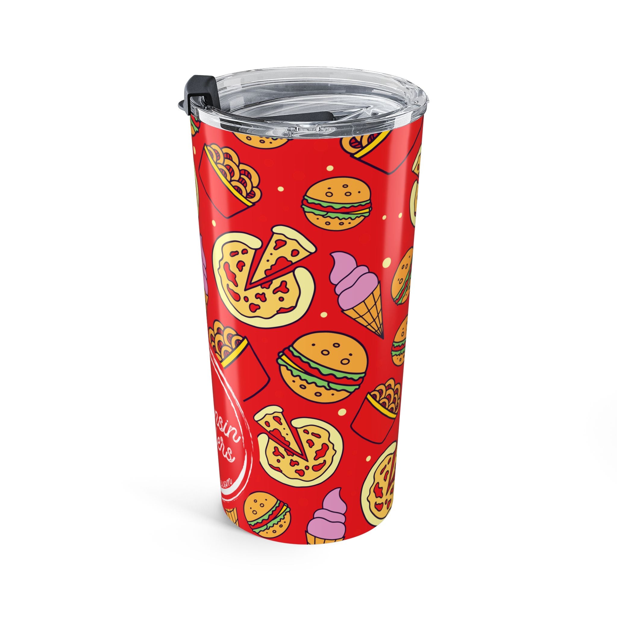 Snack Attack Frenzy (Red) - Fast Food Collection - 20oz Tumbler