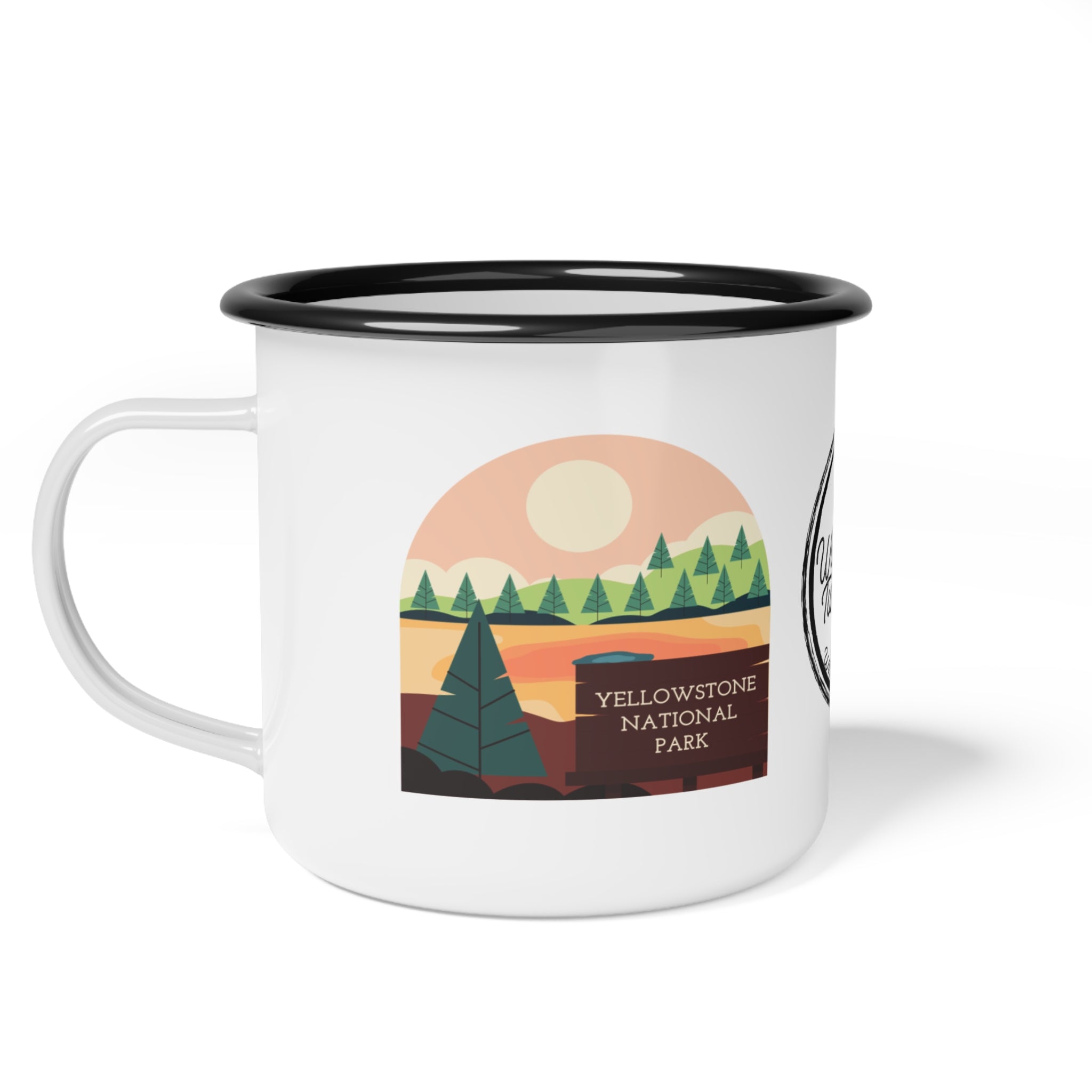 Yellowstone - Enamel Camp Cup