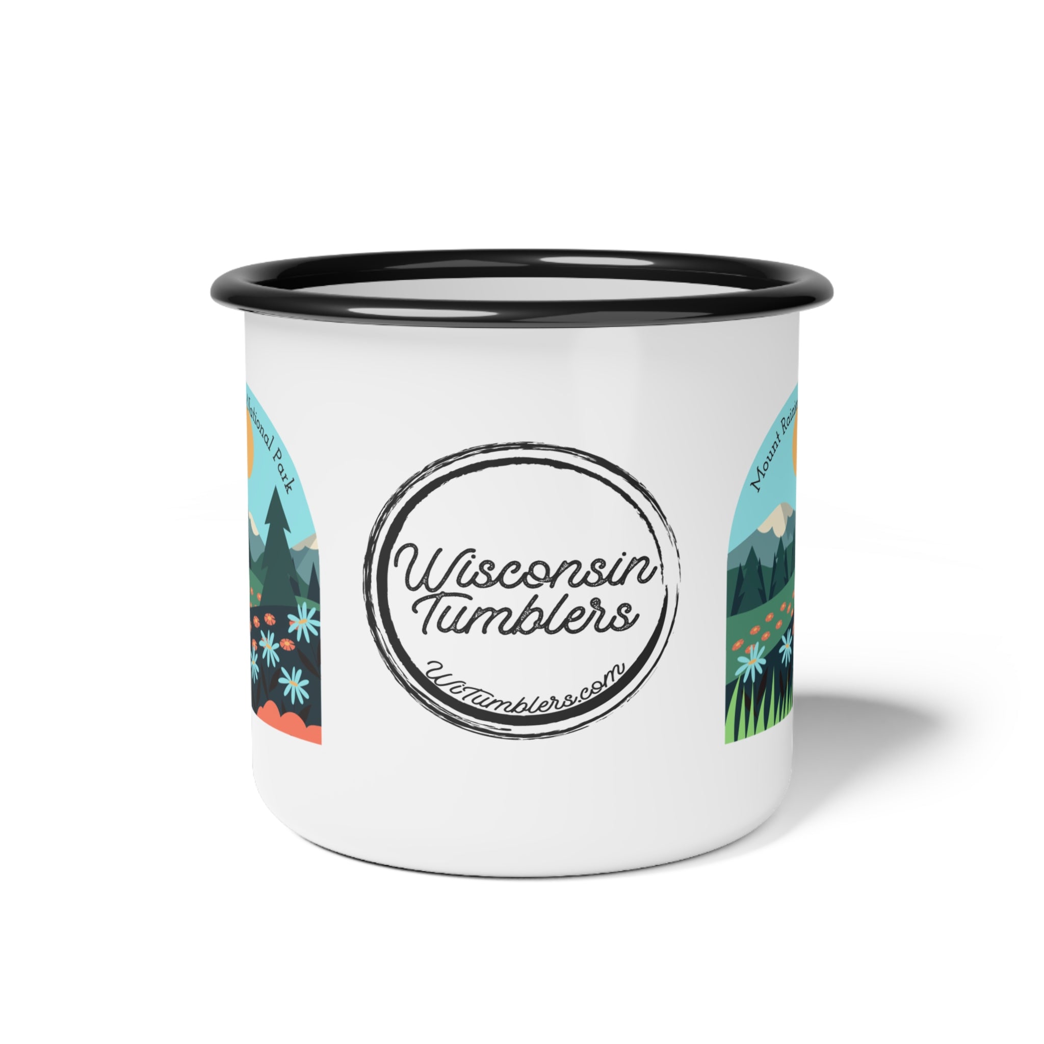 Mount Rainier National Park - Enamel Camp Cup