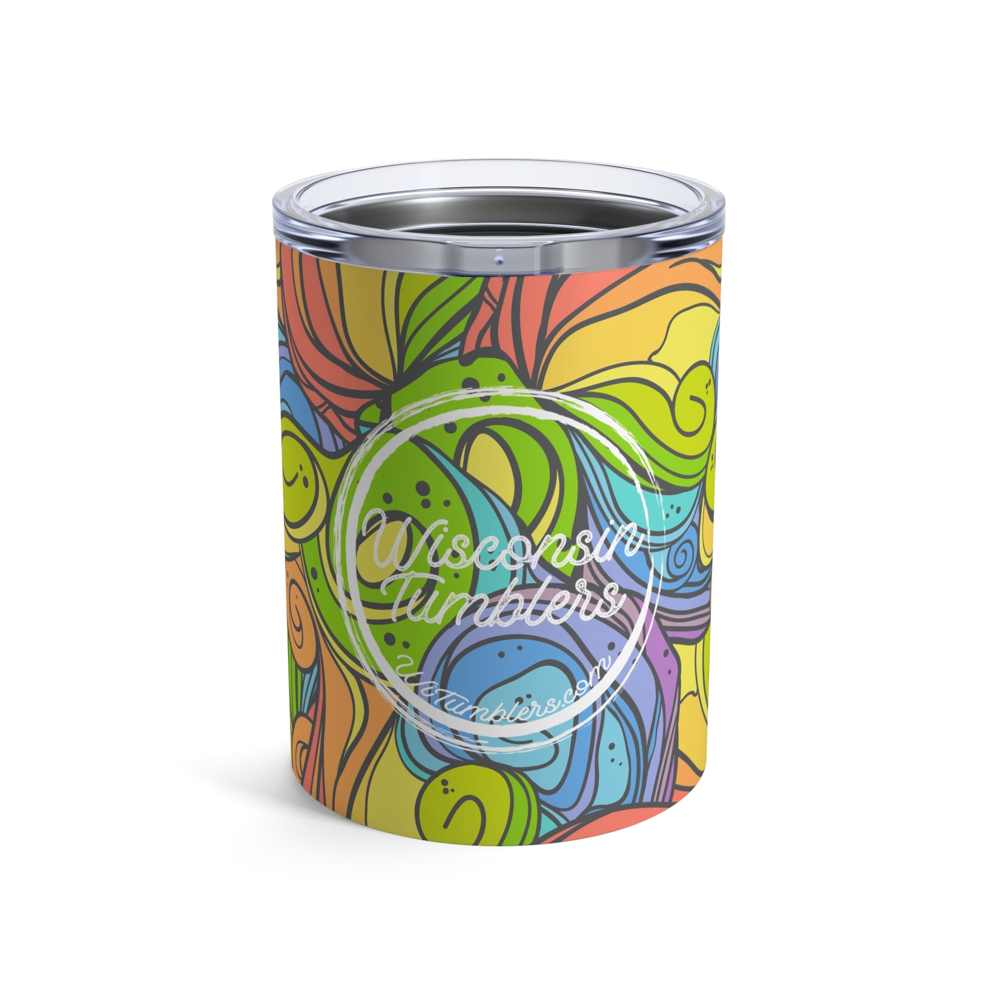 Rainbow Wave - 10oz Tumbler