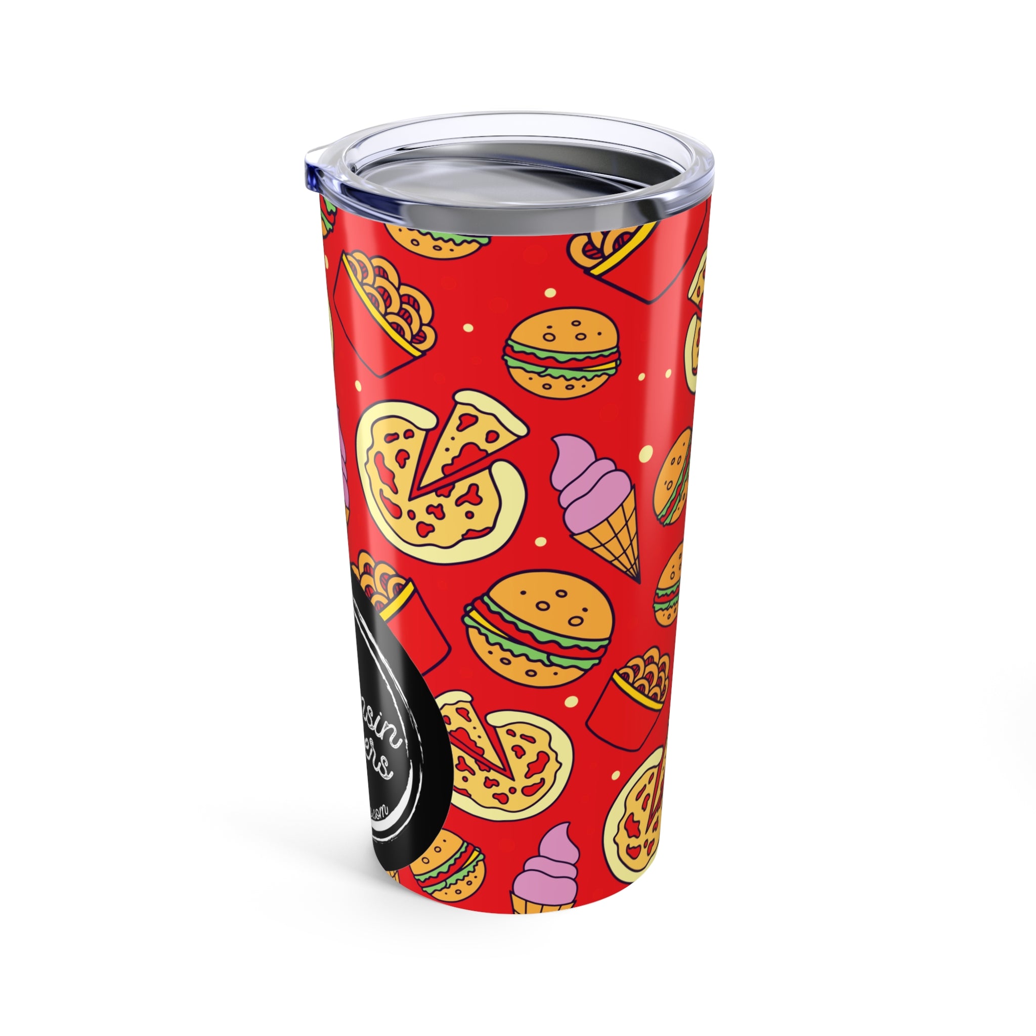 Snack Attack Frenzy (Red) - Fast Food Collection - 20oz Tumbler