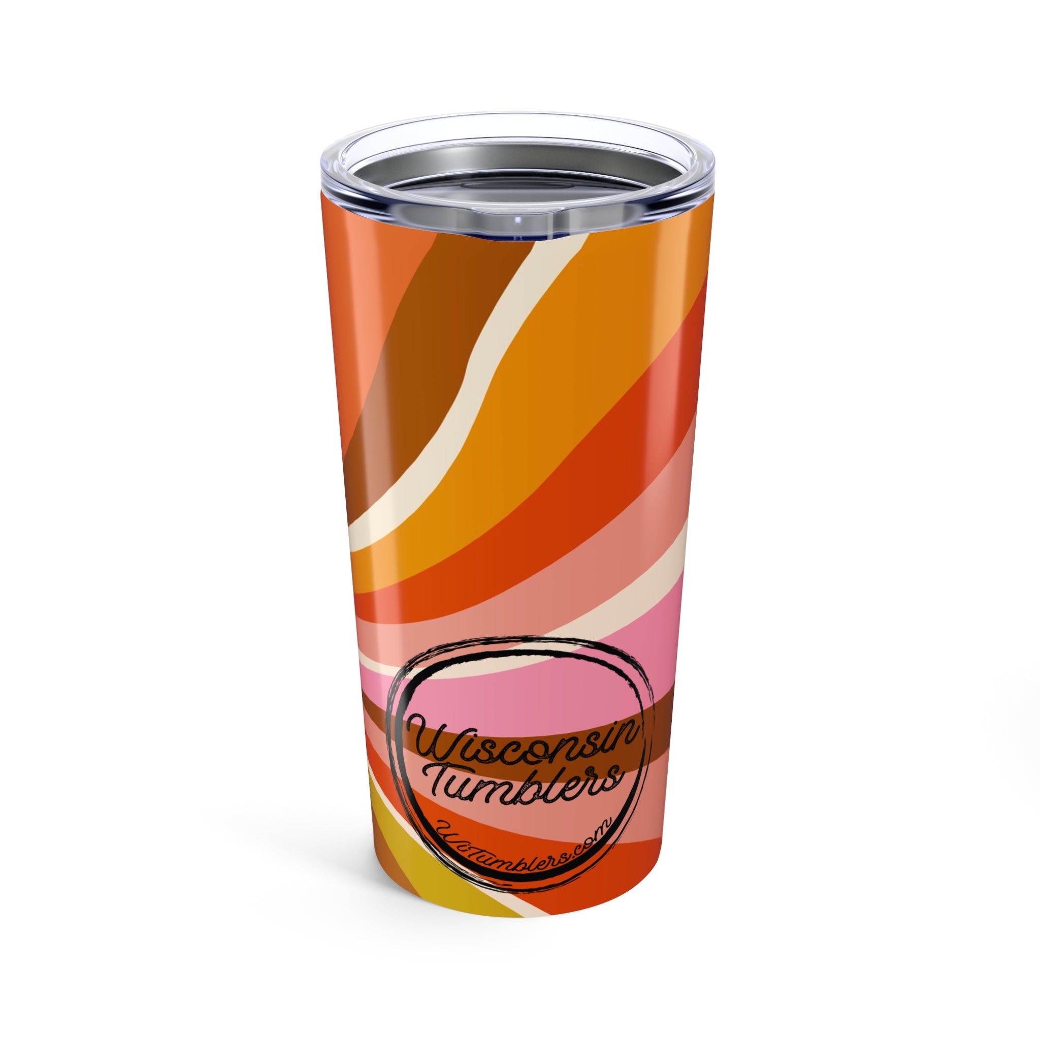 Retro Sunset Waves - Good Vibes Collection - 20oz Tumbler