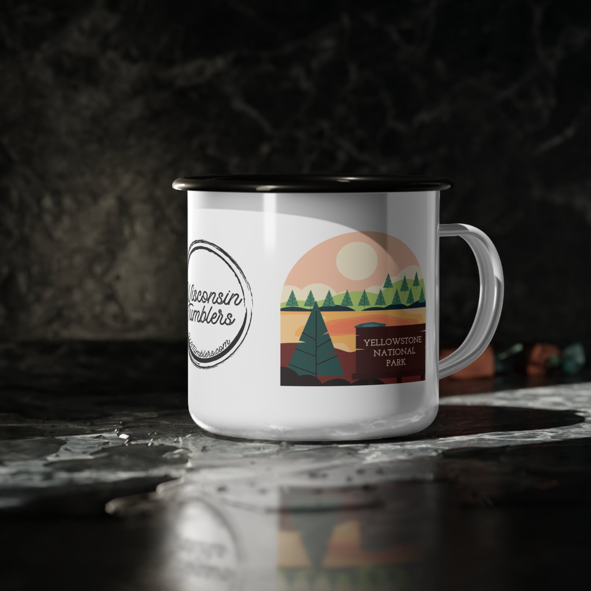 Yellowstone - Enamel Camp Cup