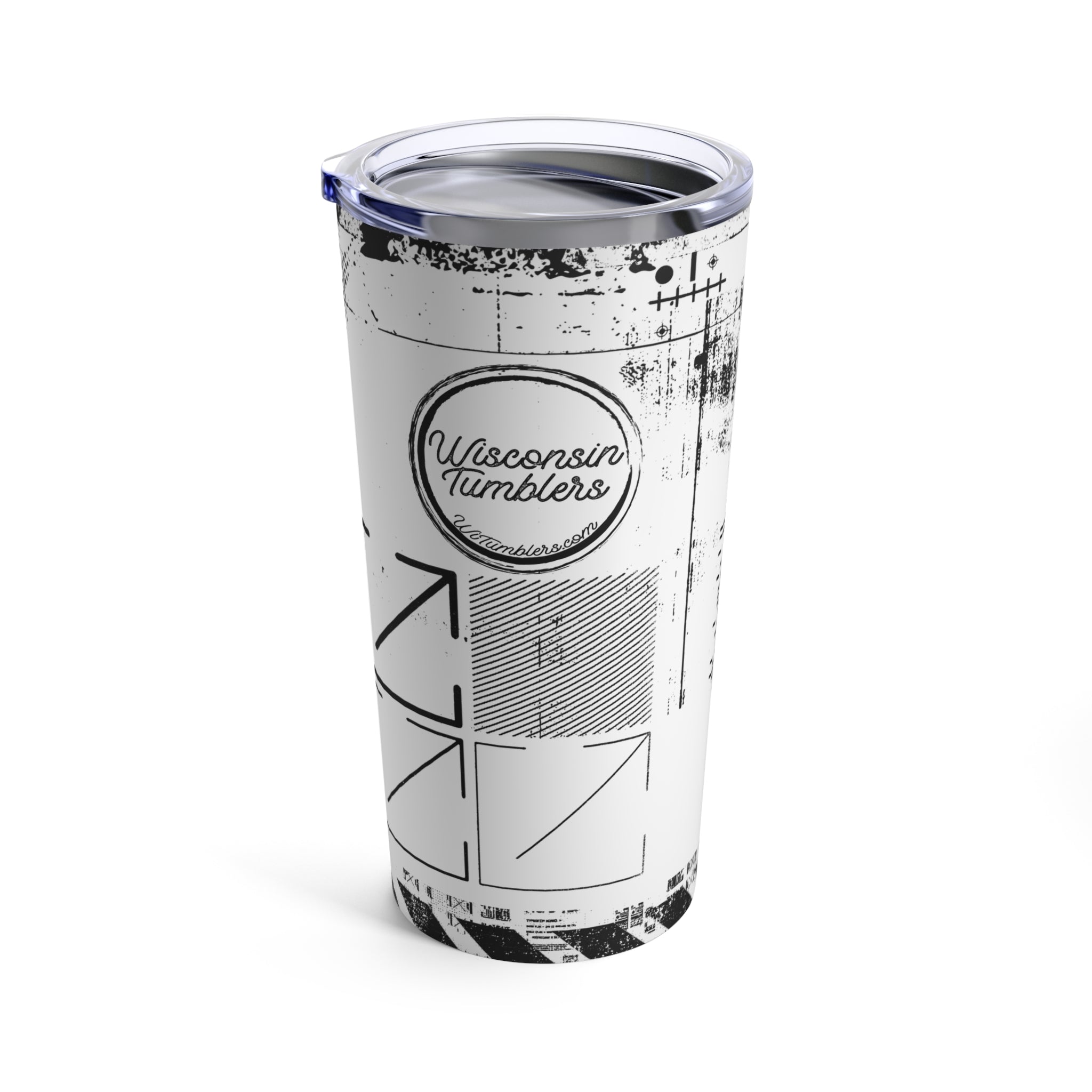 Lucky Number 7 - Grunge Collection - 20oz Tumbler