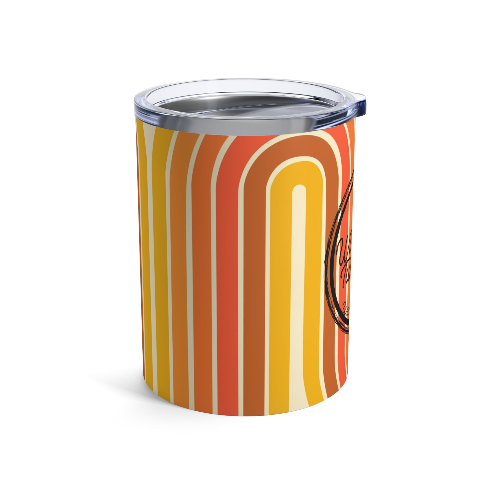 Retro Rainbow - Good Vibes Collection - 10oz Tumbler