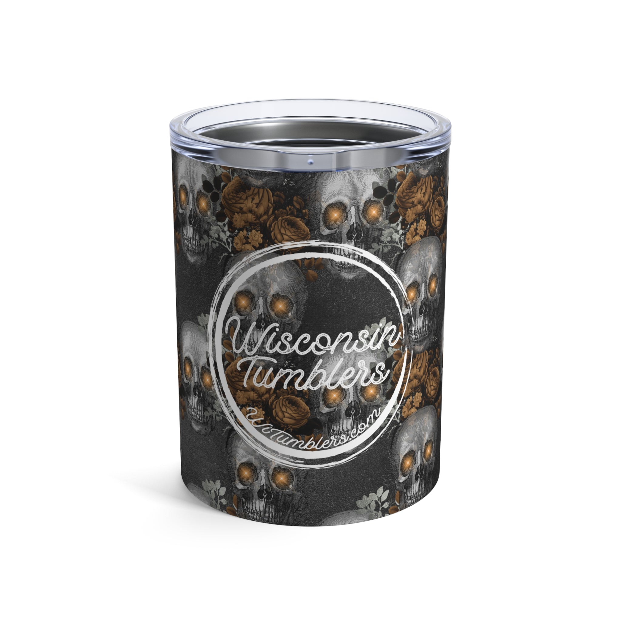 Gray Skulls - 10oz Tumbler