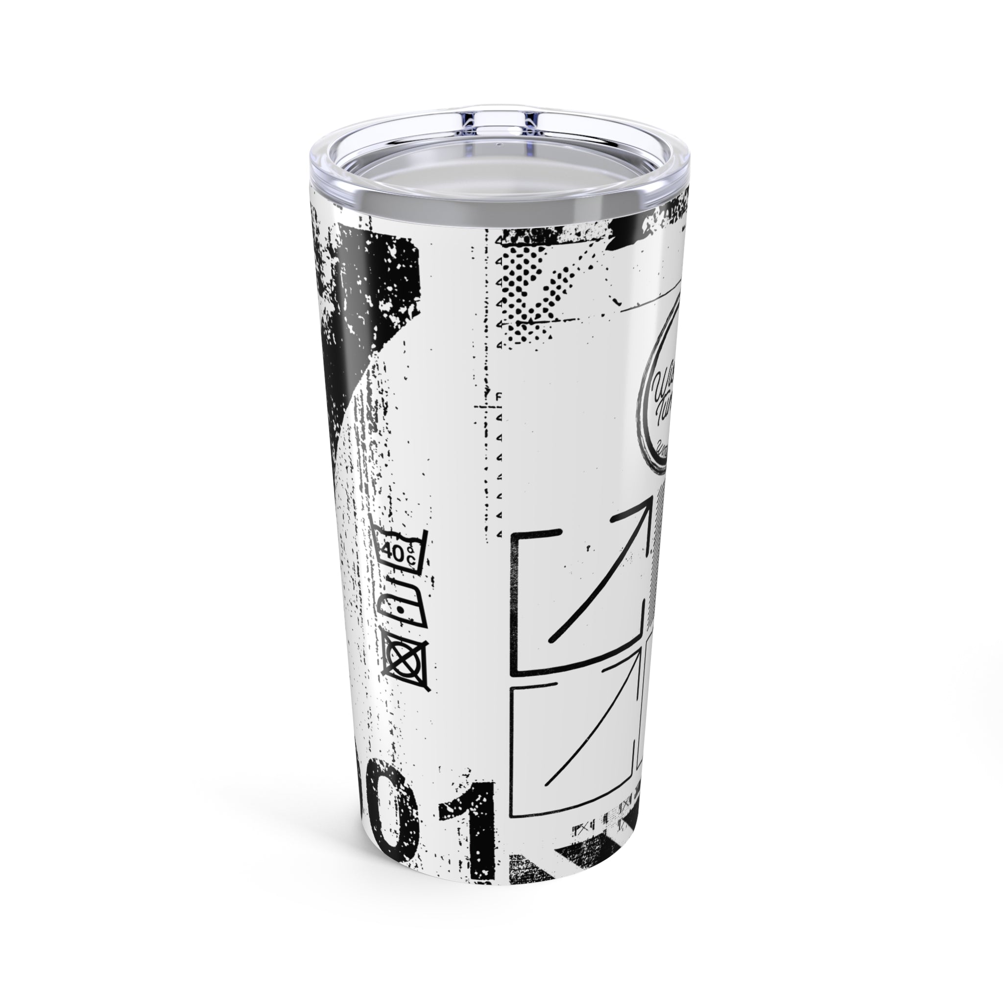 Lucky Number 7 - Grunge Collection - 20oz Tumbler