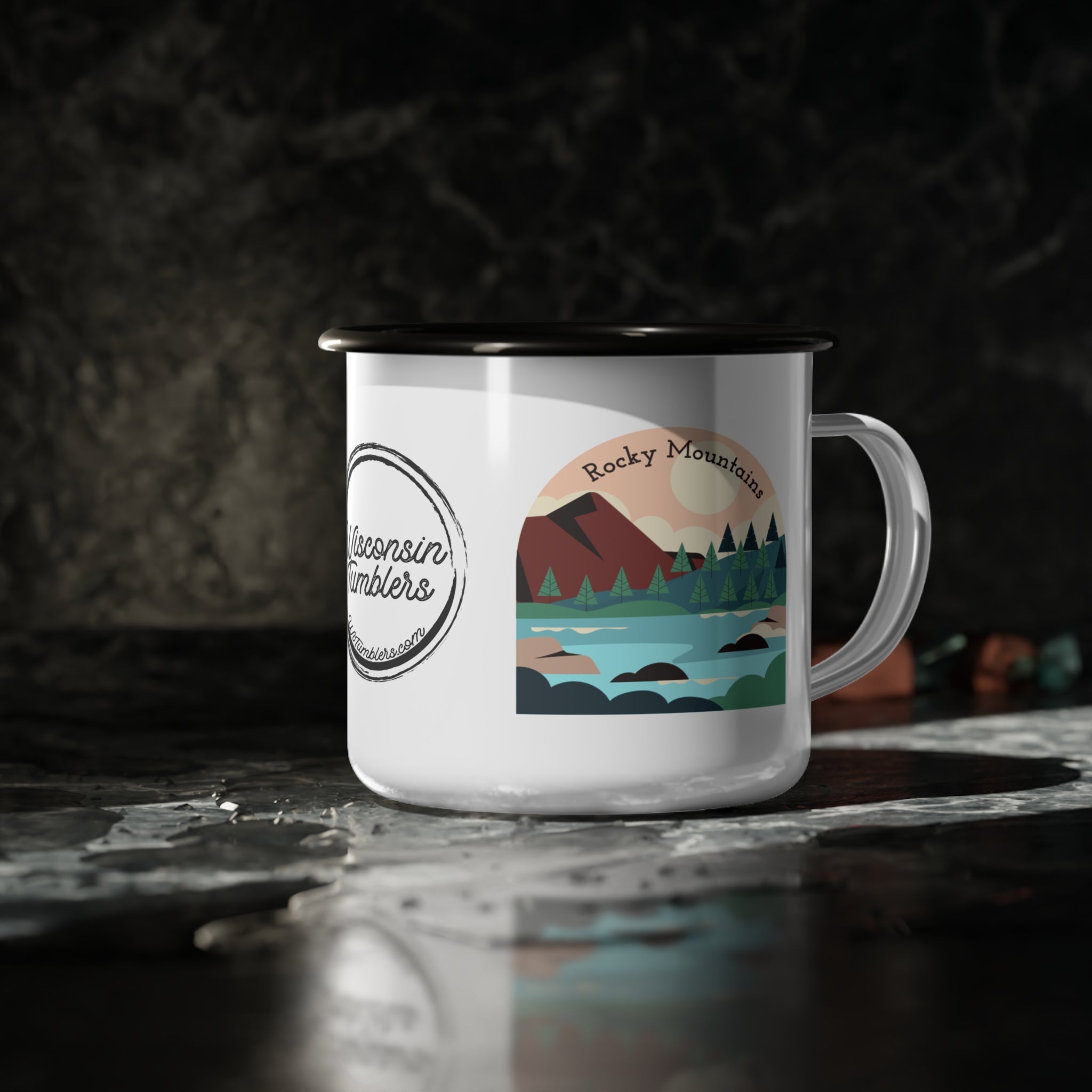Rocky Mountains National Park - Enamel Camp Cup