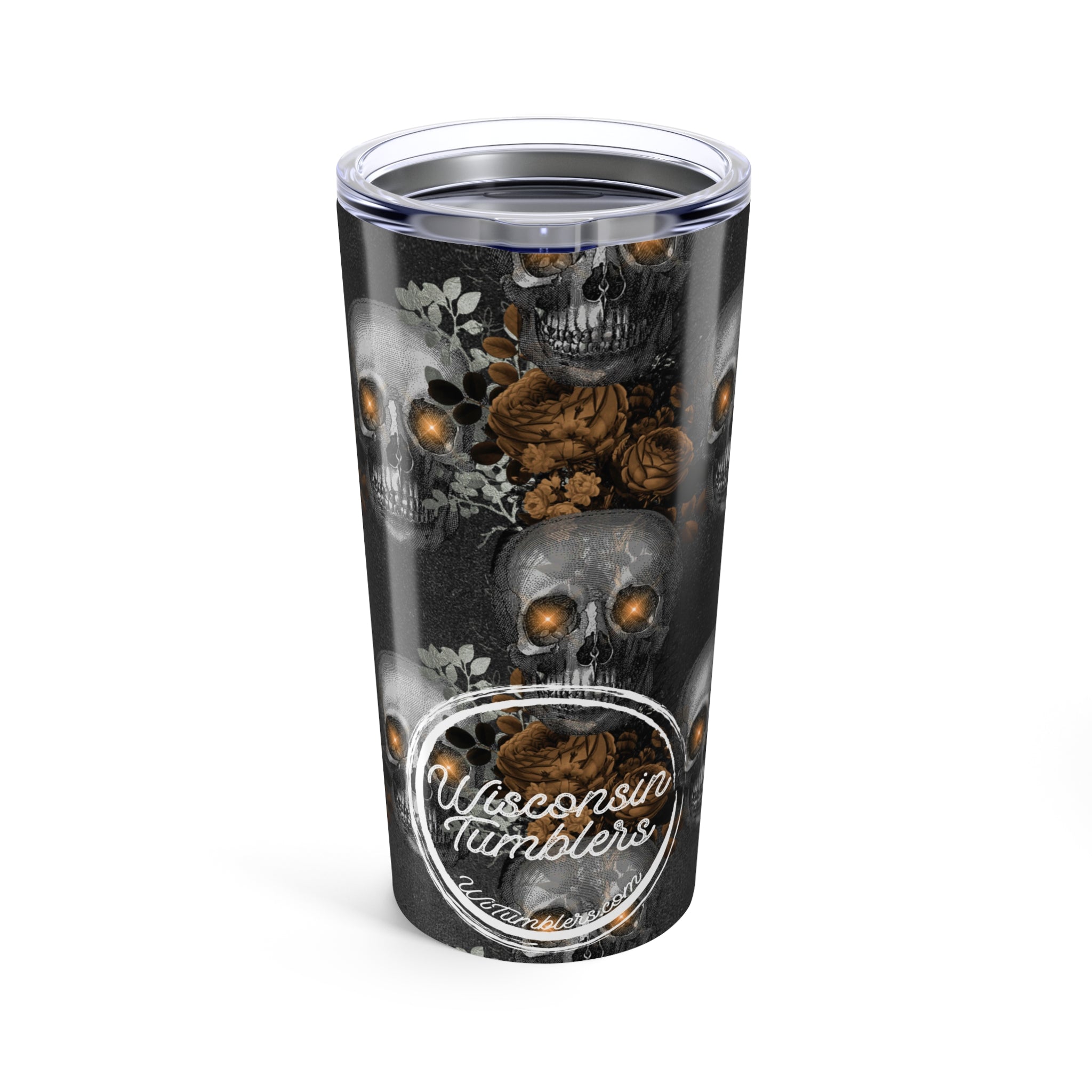 Gray Skulls - 20oz Tumbler