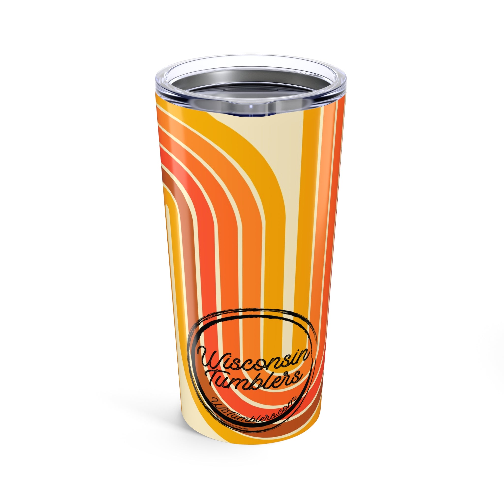Retro Rainbow - Good Vibes Collection - 20oz Tumbler