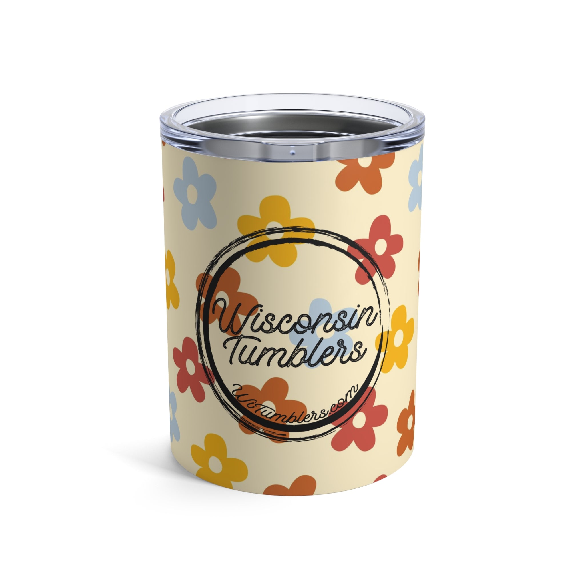 Retro Blooms - Good Vibes Collection - 10oz Tumbler