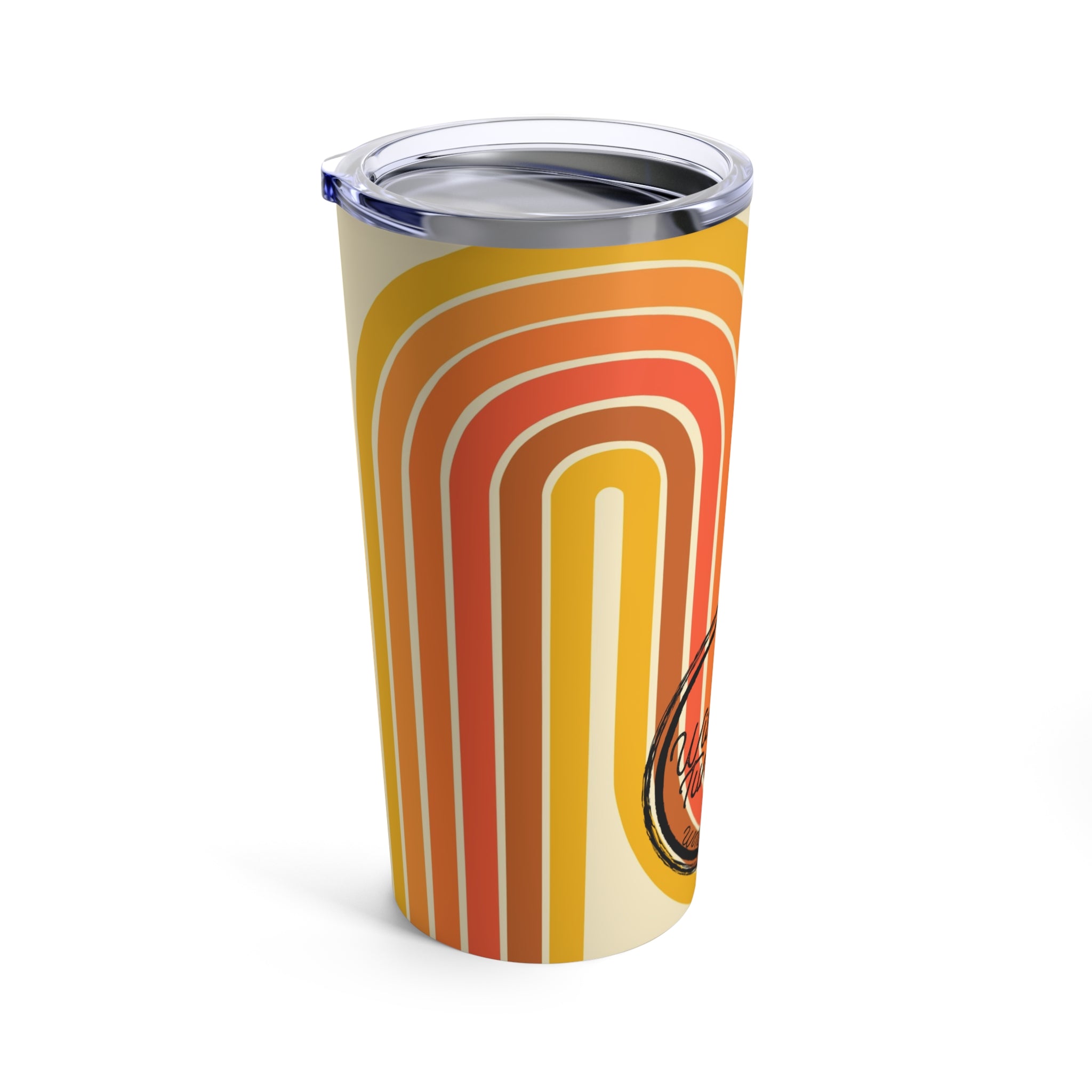 Retro Rainbow - Good Vibes Collection - 20oz Tumbler