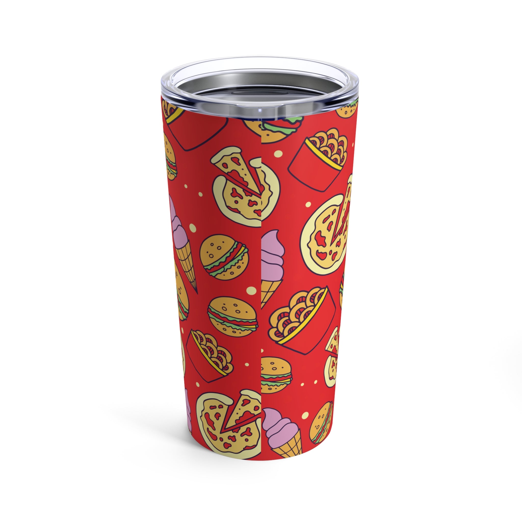 Snack Attack Frenzy (Red) - Fast Food Collection - 20oz Tumbler