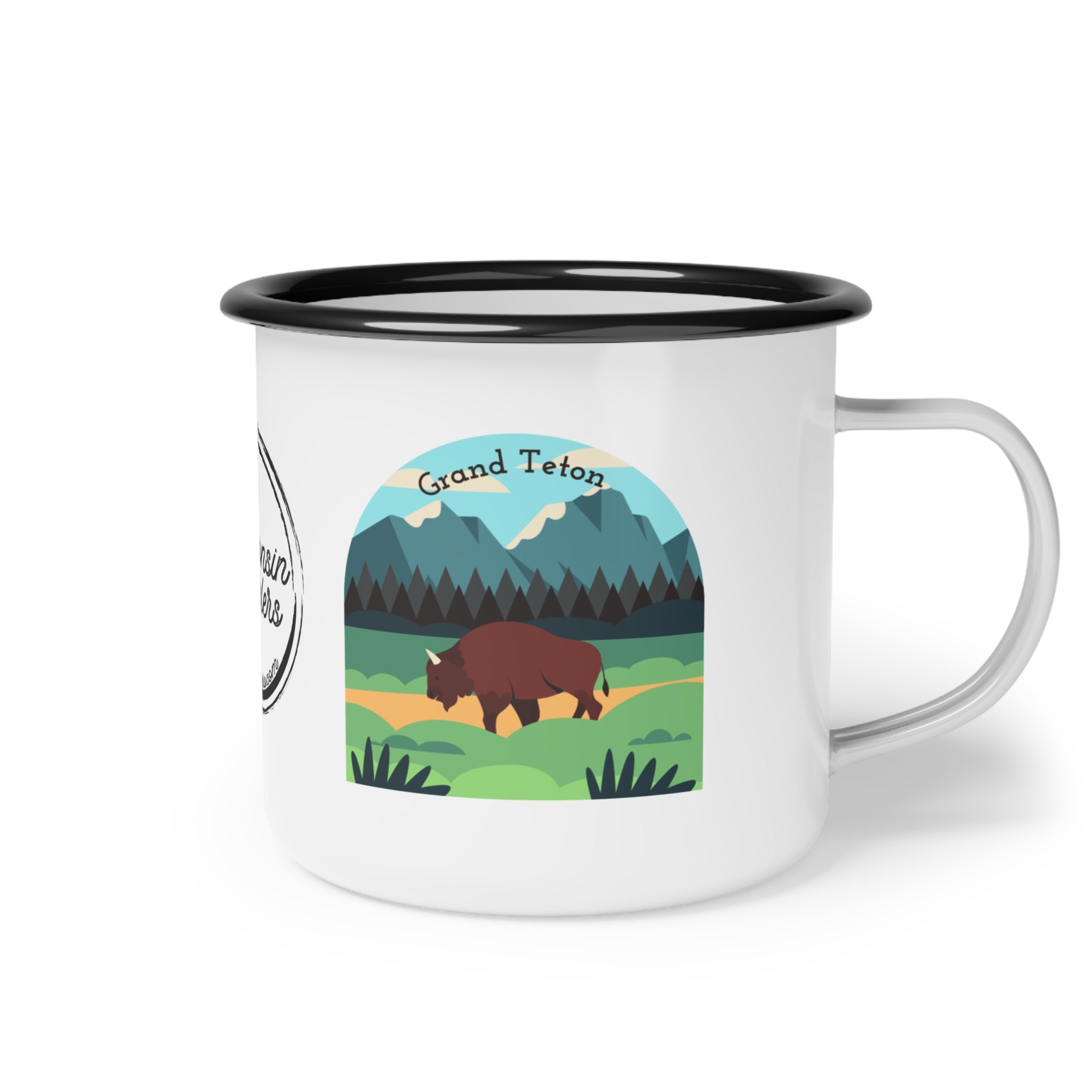 Grand Teton National Park - Enamel Camp Cup