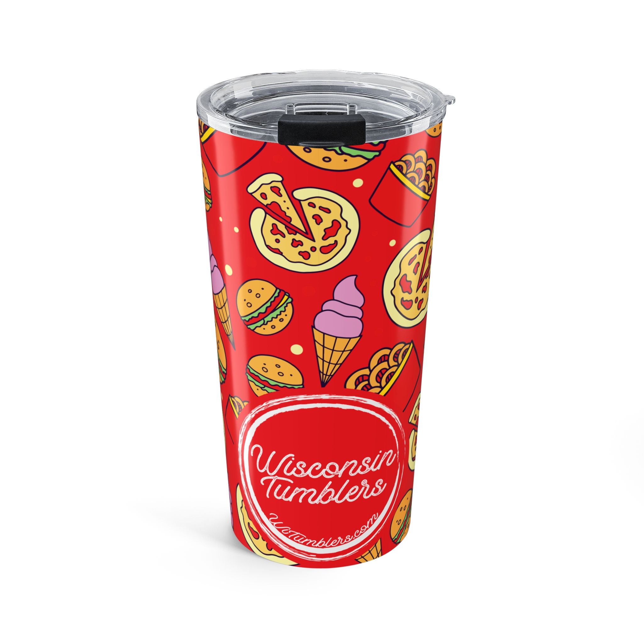 Snack Attack Frenzy (Red) - Fast Food Collection - 20oz Tumbler