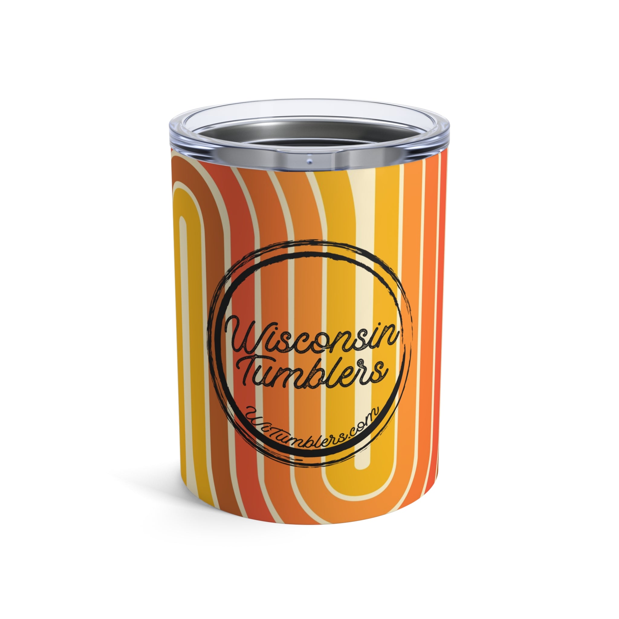 Retro Rainbow - Good Vibes Collection - 10oz Tumbler