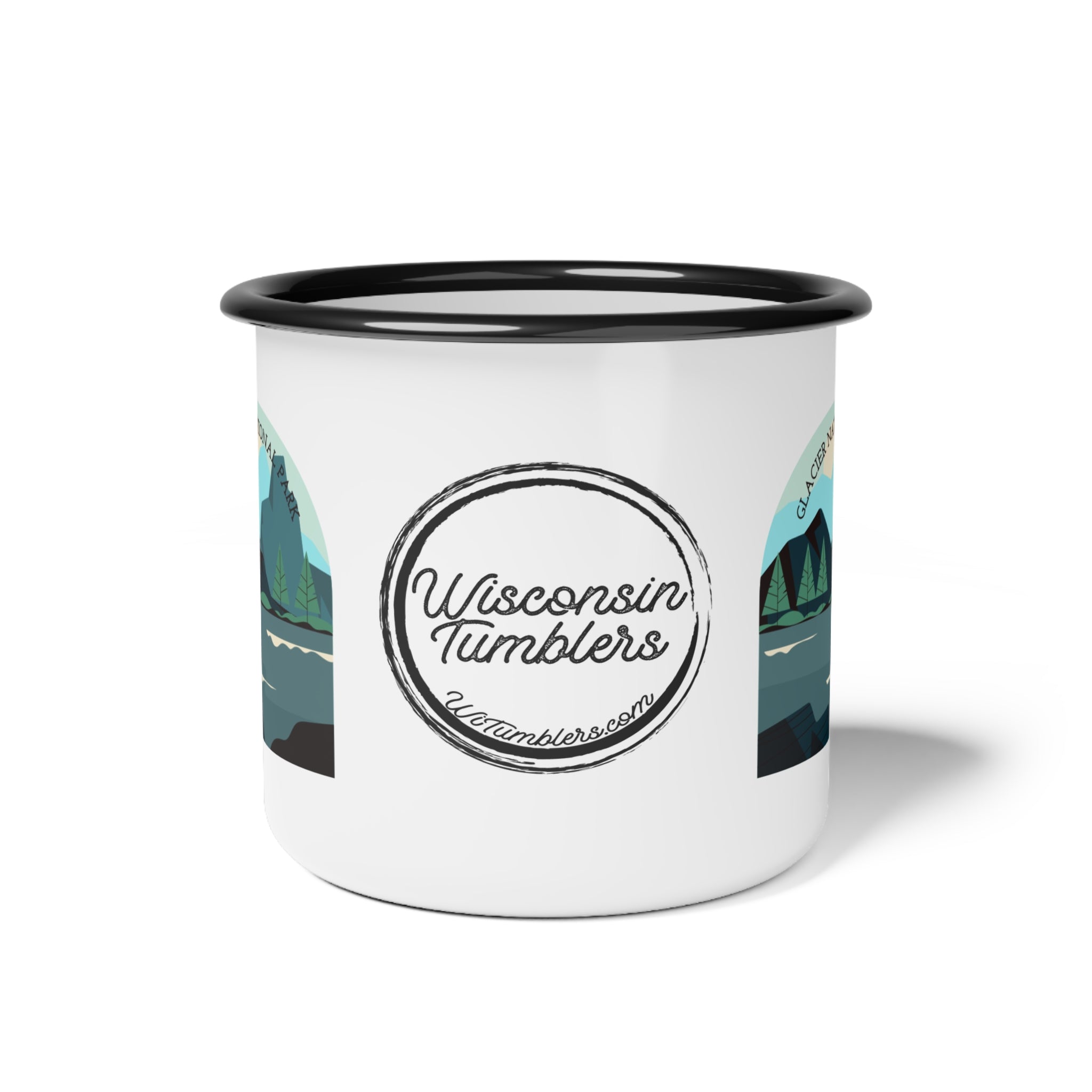 Glacier National Park - Enamel Camp Cup