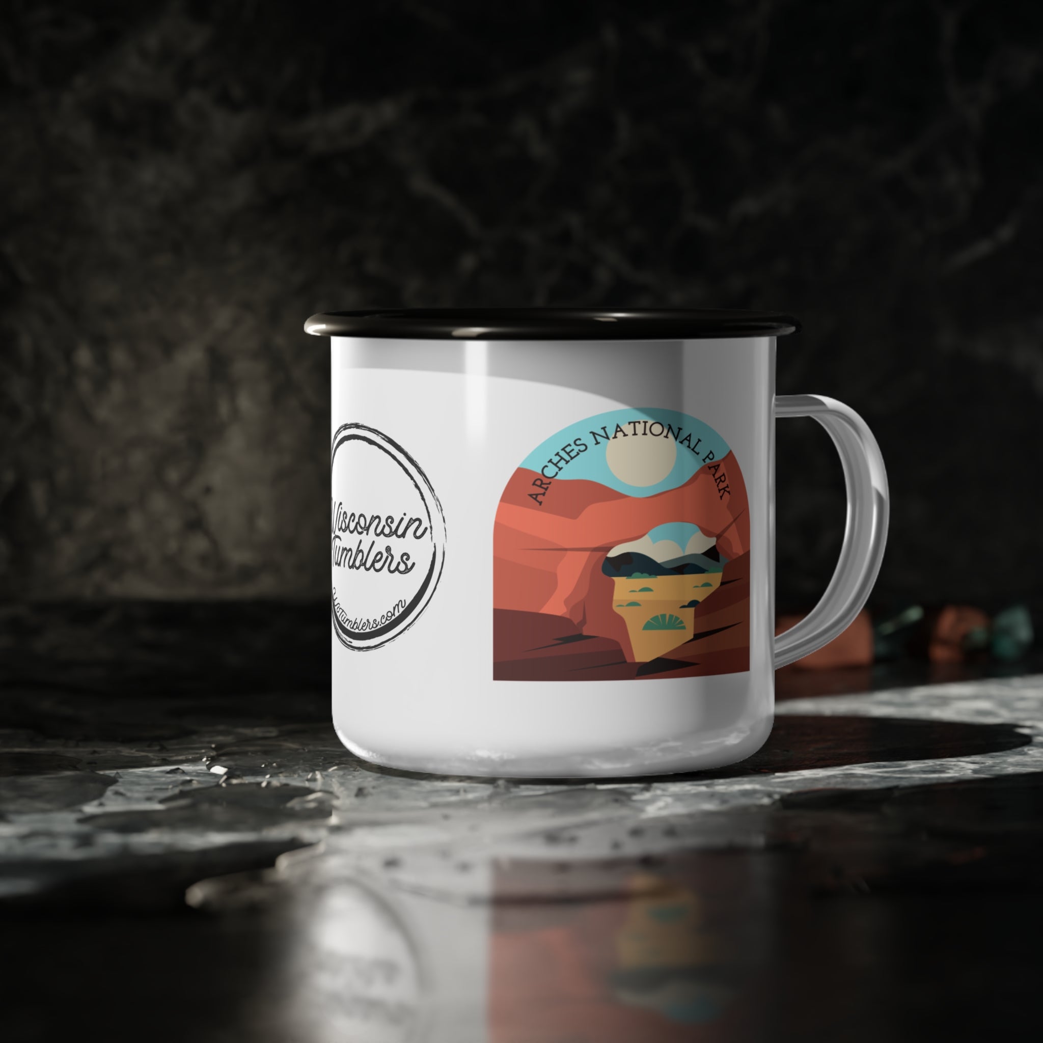 Arches National Park - Enamel Camp Cup