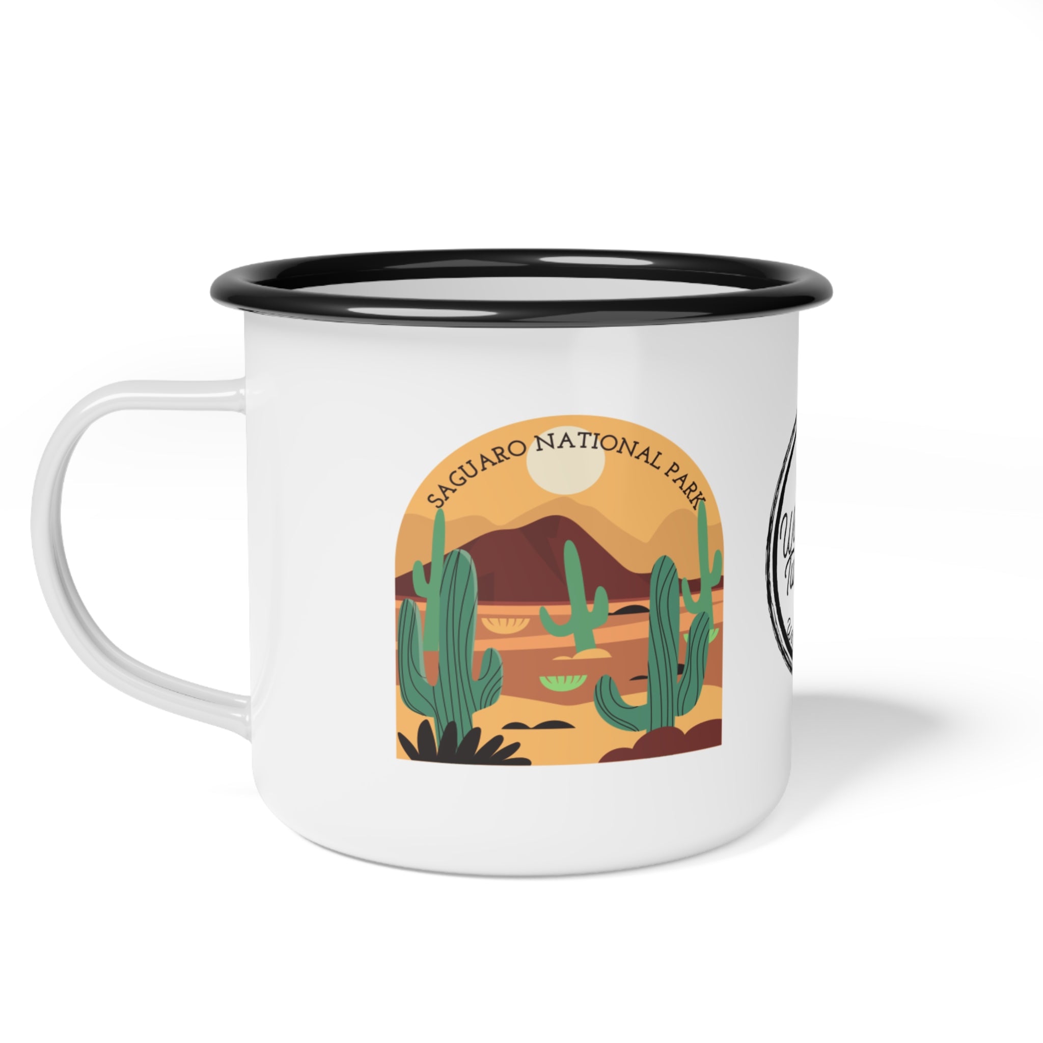 Saguaro National Park - Enamel Camp Cup