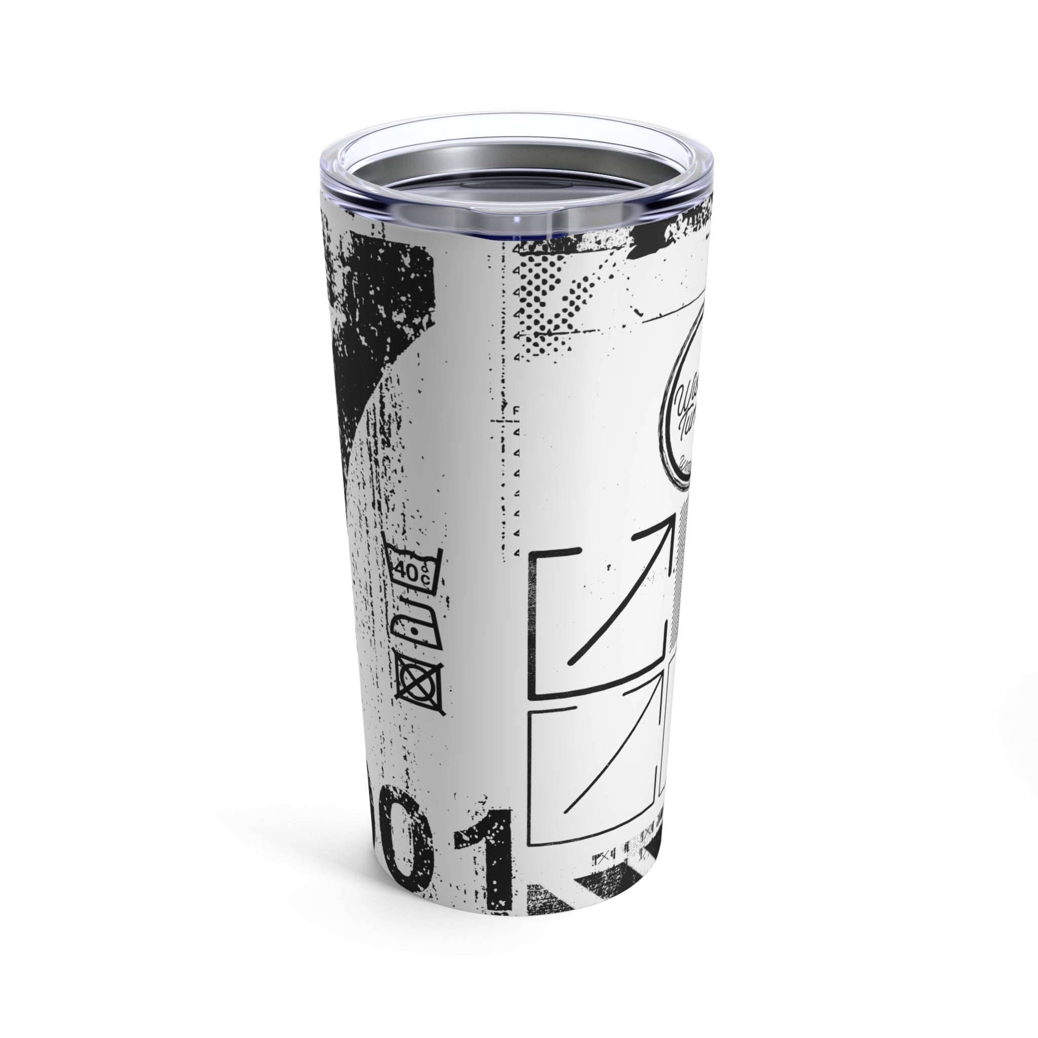 Lucky Number 7 - Grunge Collection - 20oz Tumbler