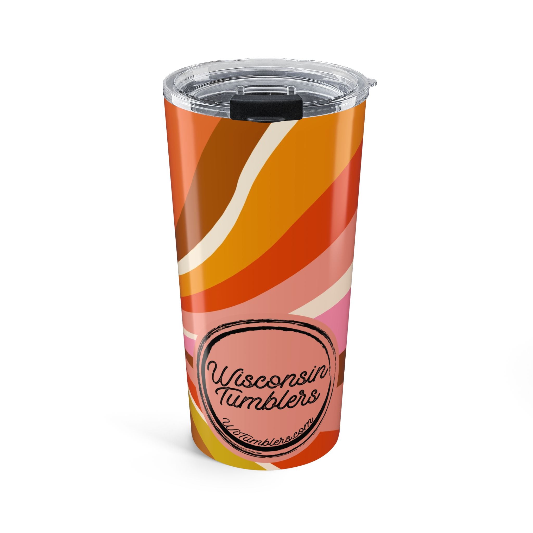 Retro Sunset Waves - Good Vibes Collection - 20oz Tumbler